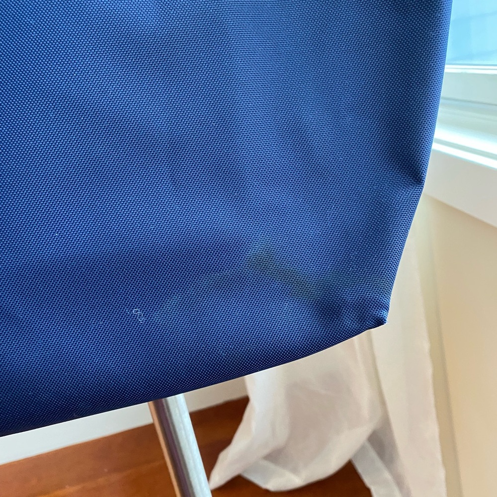 Ralph Lauren Navy Tote with Brown Leather Straps - Picture 6 of 12
